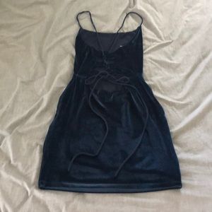 NBD velvet mini dress